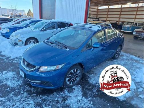 Dyno Blue Pearl 2013 Honda Civic EX Sedan