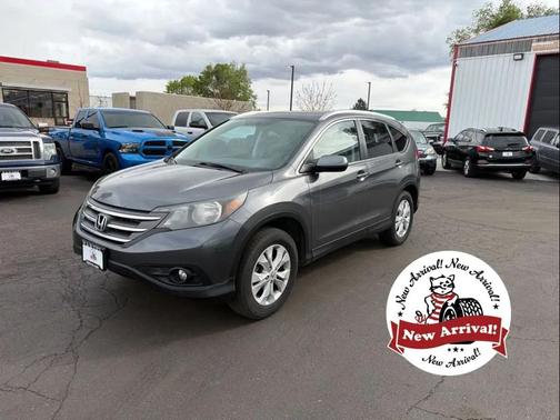 Gray 2013 Honda CR-V EX-L