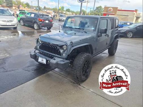 Anvil Clearcoat 2015 Jeep Wrangler Unlimited Willys Wheeler SUV