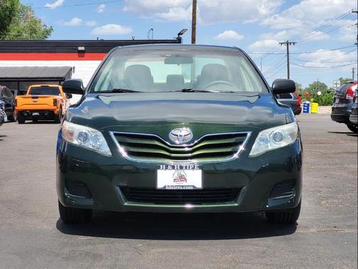 Green 2010 Toyota Camry LE