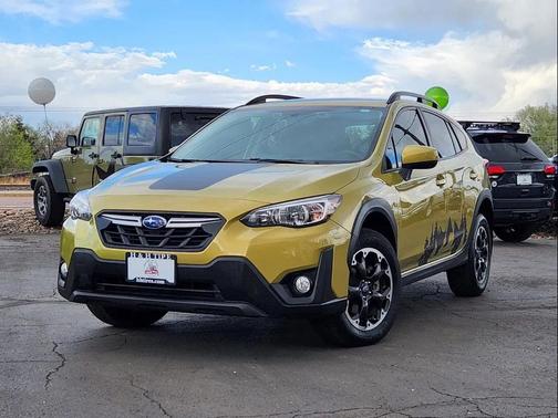 Plasma Yellow Pearl 2021 Subaru Crosstrek Premium