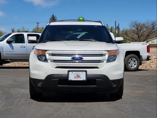 White Platinum Metallic Tri-Coat 2013 Ford Explorer Limited
