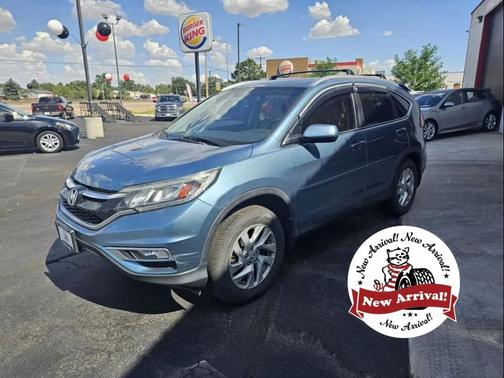 Blue 2015 Honda CR-V EX-L