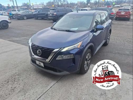 Caspian Blue Metallic 2021 Nissan Rogue SV SUV