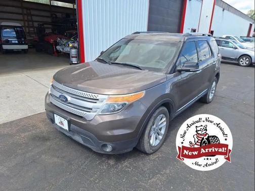 White Platinum Metallic Tri-Coat 2015 Ford Explorer XLT