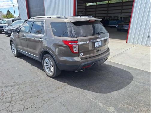 White Platinum Metallic Tri-Coat 2015 Ford Explorer XLT