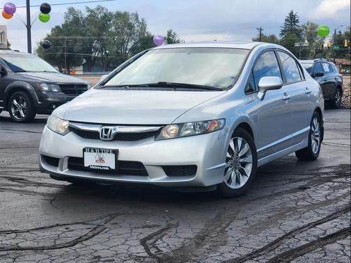 Alabaster Silver Metallic 2010 Honda Civic EX-L