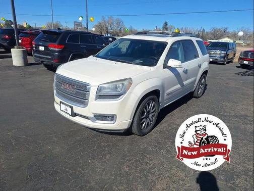 White 2013 GMC Acadia Denali