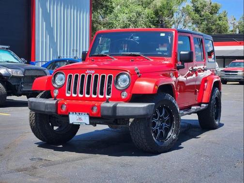 Firecracker Red Clearcoat 2018 Jeep Wrangler JK Unlimited Sahara