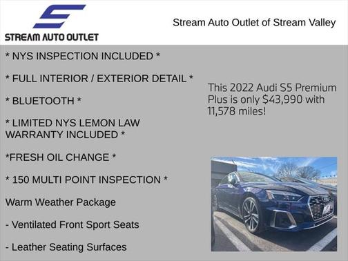 2022 Audi S5 Premium Plus TFSI quattro Tiptronic