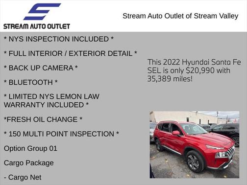 2022 Hyundai SANTA FE SEL 2.4