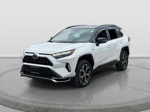 Wind Chill Pearl/Midnight Black Metallic 2023 Toyota RAV4 Prime XSE