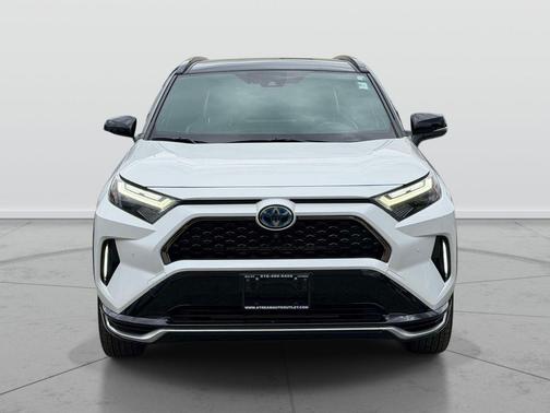 Wind Chill Pearl/Midnight Black Metallic 2023 Toyota RAV4 Prime XSE