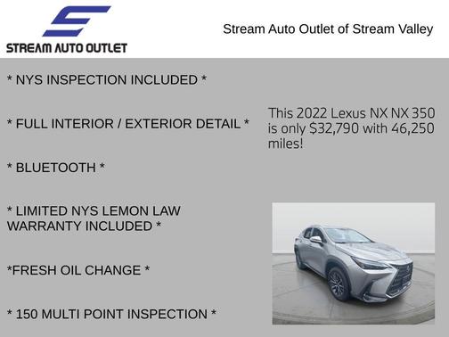 2022 Lexus NX 350 350 Base