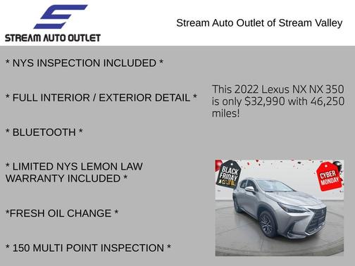 2022 Lexus NX 350 350 Base