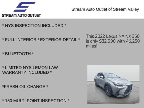 2022 Lexus NX 350 350 Base