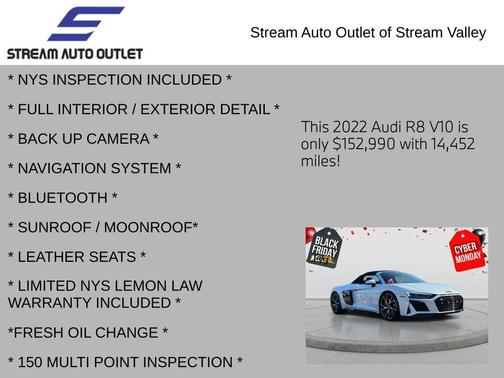 2022 Audi R8 V10 performance RWD S tronic