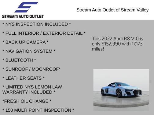 2022 Audi R8 V10 performance RWD S tronic