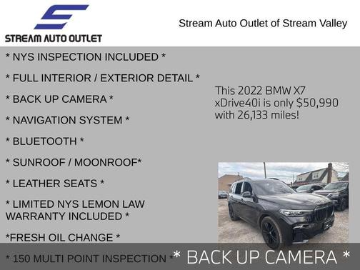 2022 BMW X7 xDrive40i