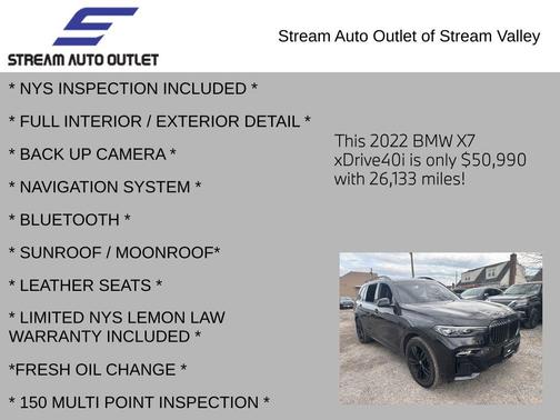 2022 BMW X7 xDrive40i