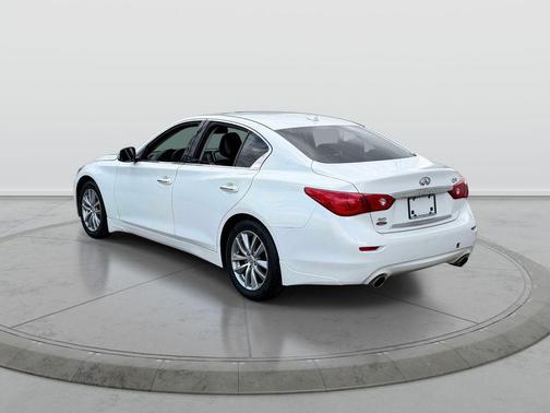 Moonlight White 2014 INFINITI Q50 Premium