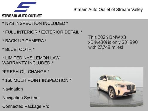 2024 BMW X3 xDrive30i