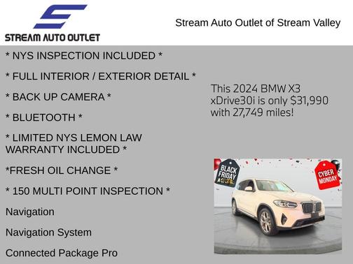 2024 BMW X3 xDrive30i