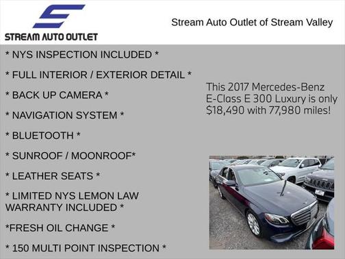 2017 Mercedes-Benz E-Class E 300