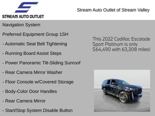 2022 Cadillac Escalade Sport Platinum