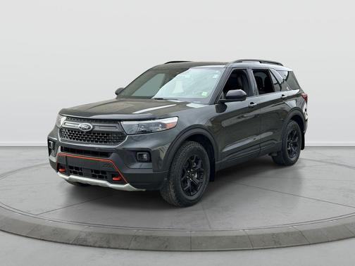 Forged Green Metallic 2023 Ford Explorer Timberline