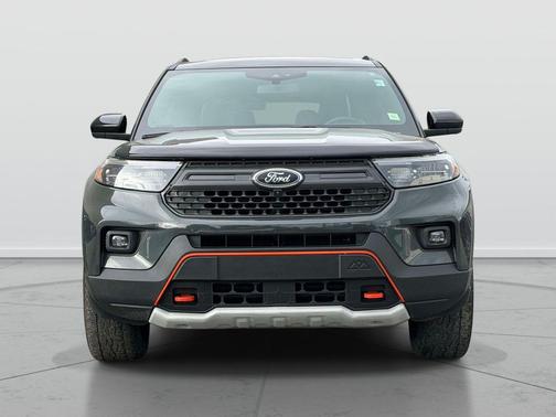 Forged Green Metallic 2023 Ford Explorer Timberline