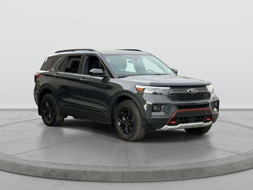 Forged Green Metallic 2023 Ford Explorer Timberline