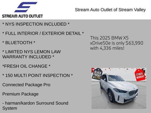 2025 BMW X5 PHEV xDrive50e