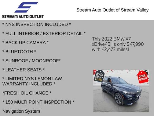 2022 BMW X7 xDrive40i