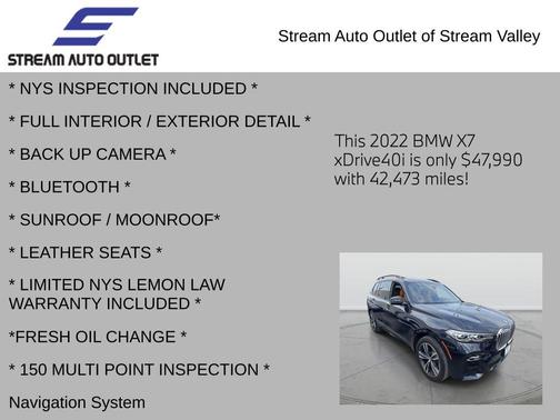 2022 BMW X7 xDrive40i