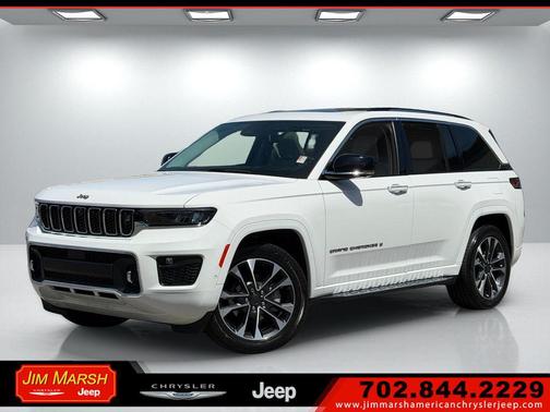 Bright White Clearcoat 2023 Jeep Grand Cherokee Overland