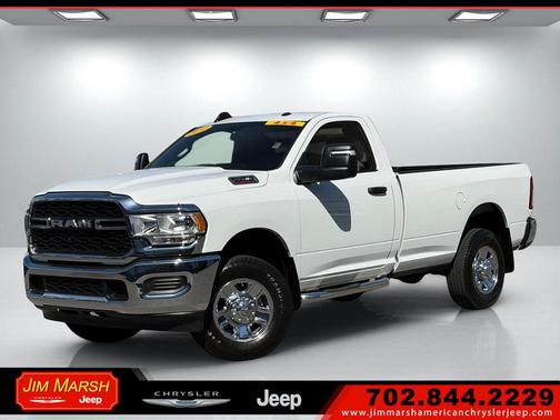 Bright White Clearcoat 2024 RAM 2500 Tradesman Regular Cab 4x4 8' Box
