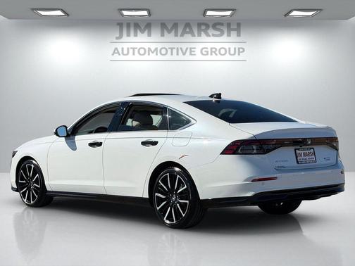 Platinum White Pearl 2025 Honda Accord Hybrid Touring