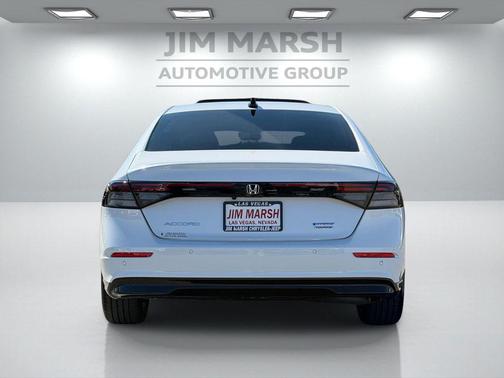 Platinum White Pearl 2025 Honda Accord Hybrid Touring