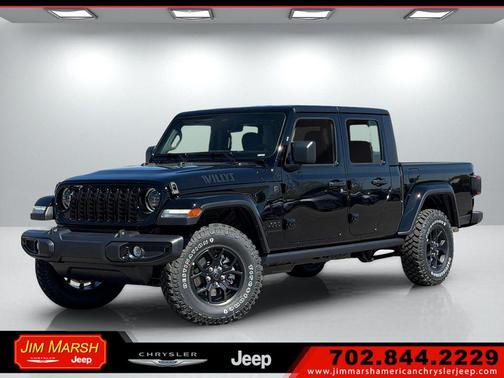 Black Clearcoat 2026 Jeep Gladiator Willys 4x4