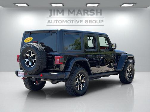 Black Clearcoat 2018 Jeep Wrangler Unlimited Rubicon
