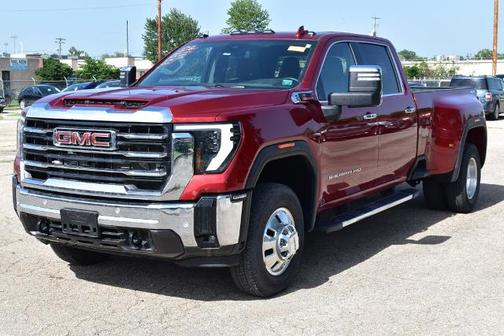 Volcanic Red 2025 GMC Sierra 1500 SLT