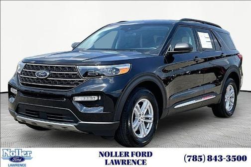 AGATE BLACK METALLIC 2024 Ford Explorer XLT