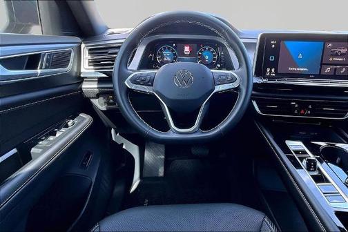 Platinum Gray Metallic 2024 Volkswagen Atlas Cross Sport 2.0T SE W/ TECHNOLOGY