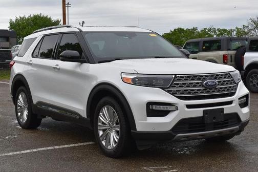 STAR WHITE MET TRI-COAT 2021 Ford Explorer LIMITED
