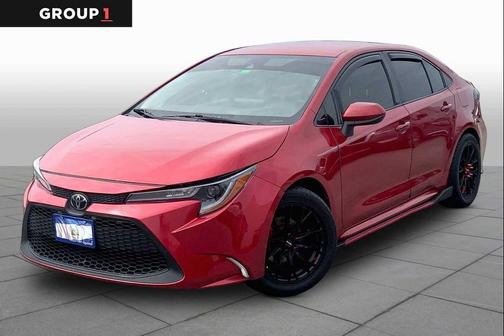 Barcelona Red Metallic 2020 Toyota Corolla LE