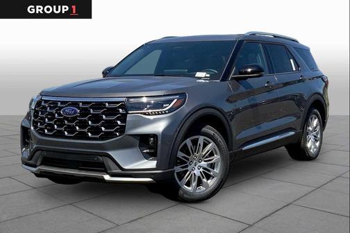 Carbonized Gray Metallic 2026 Ford Explorer Platinum