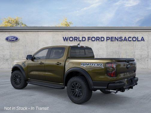 Shelter Green Metallic 2026 Ford Ranger Raptor