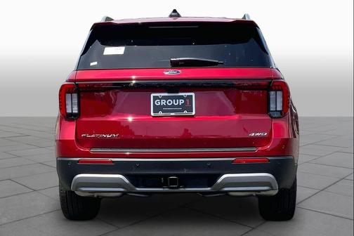 Rapid Red Metallic Tinted Clearcoat 2026 Ford Explorer Platinum