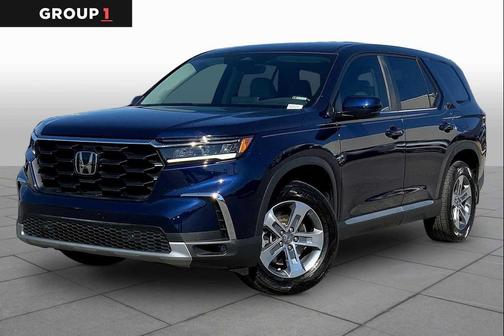 Obsidian Blue Pearl 2024 Honda Pilot EX-L 7 Passenger